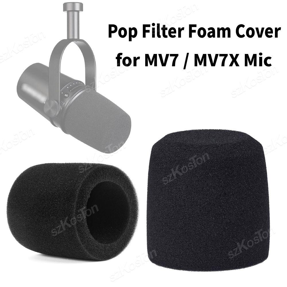 Shure Mic Mv7 - 소음 감소 스폰지 폼 보호 커버