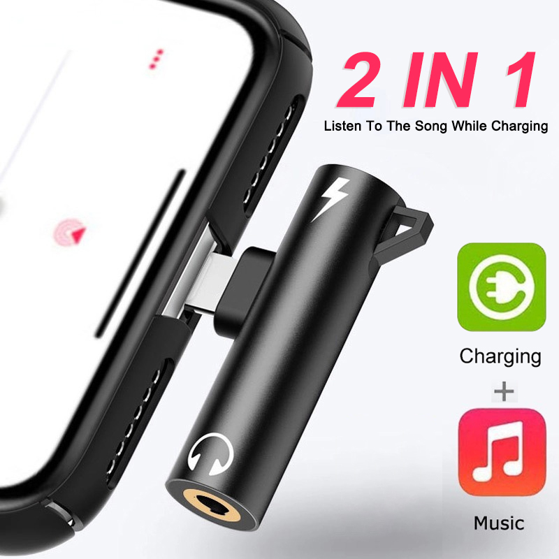 Earphone Splitter Jack - 아이폰 XR XS X 7 8