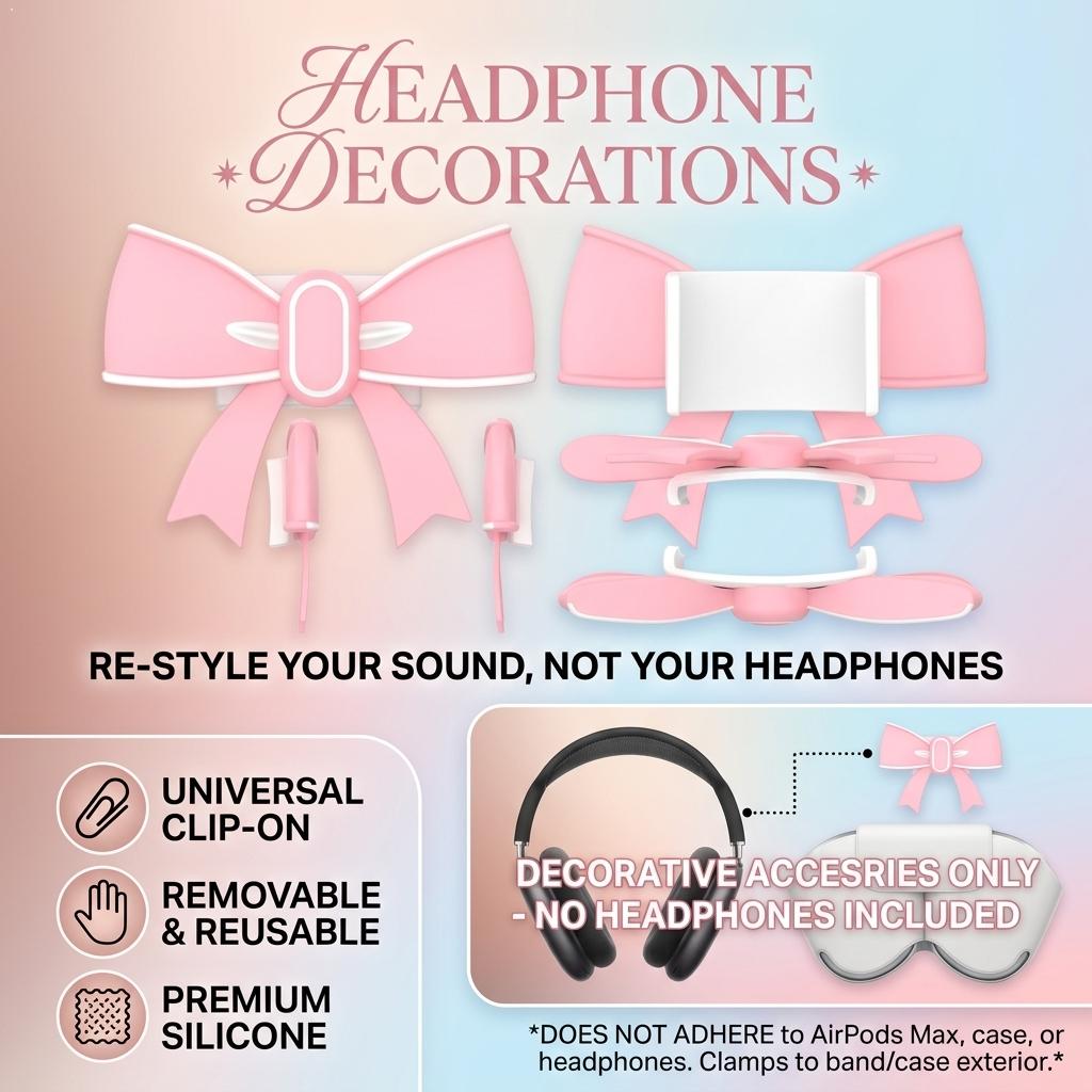 Beats Headphone Studio Pro - 비츠 스튜디오 프로 장식용 클립온 리본