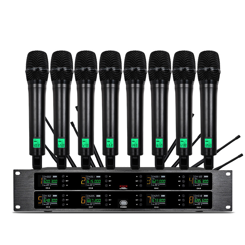 Shure Mic Sm58 - 전문가용 무선 마이크 UHF 8채널 핸드헬드
