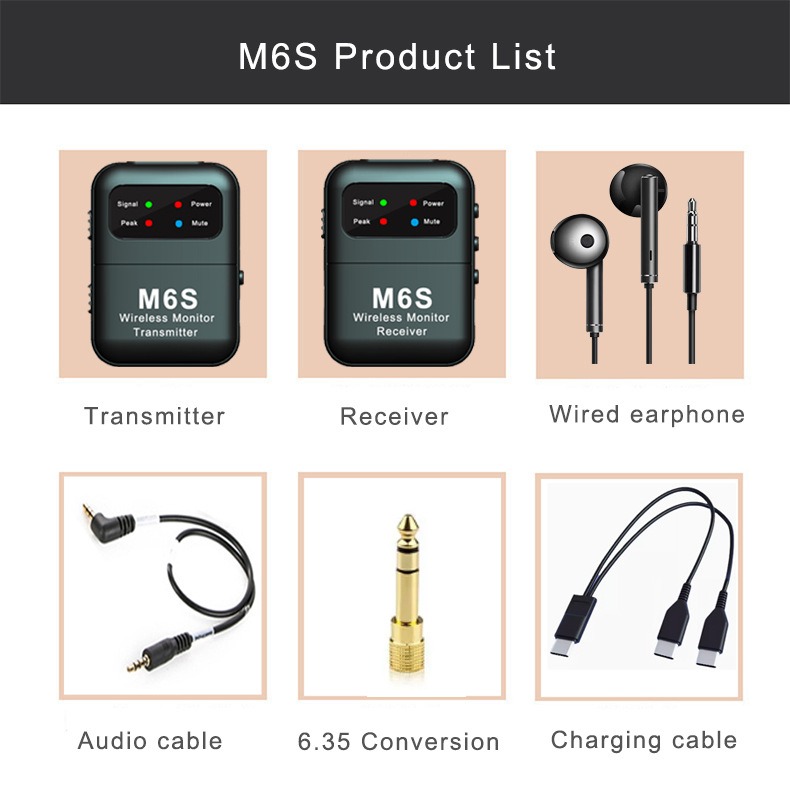 In Ear Monitor Iem - 2.4G 스테레오 무선 인이어 모니터링 시스템