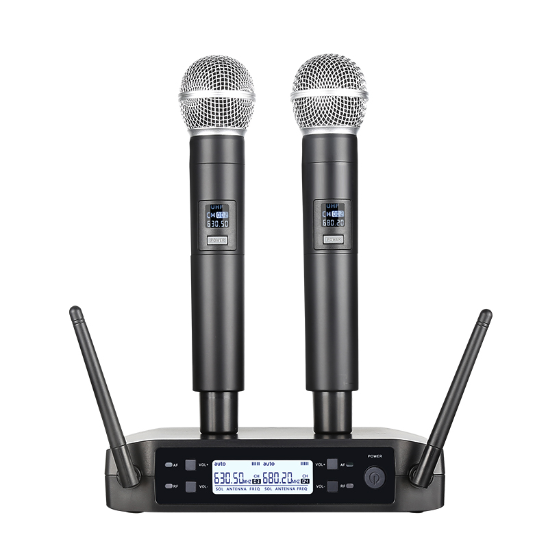 Shure Mic Sm7B - 무선 마이크 핸드 헬드 듀얼 채널