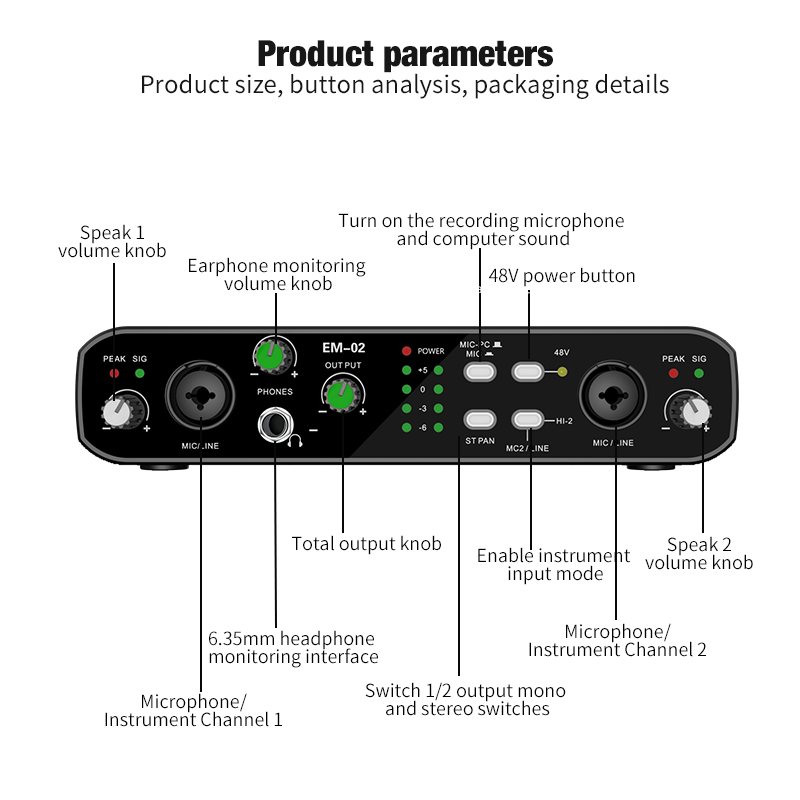 마이크가있는 오디오 인터페이스 48V 프리 앰프 일렉트 - Shure Mic Sm58 리뷰 및 가격