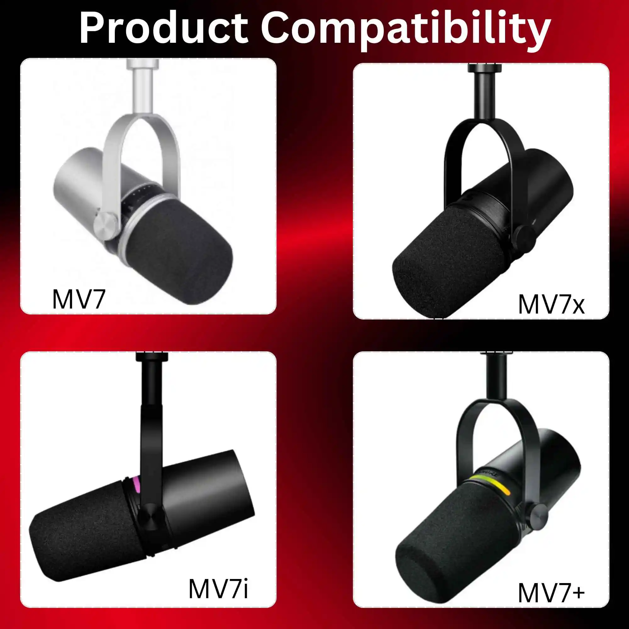 Shure MV7 MV7x 마이크 윈드스크린용 교체용  - Shure Mic Mv7 리뷰 및 가격
