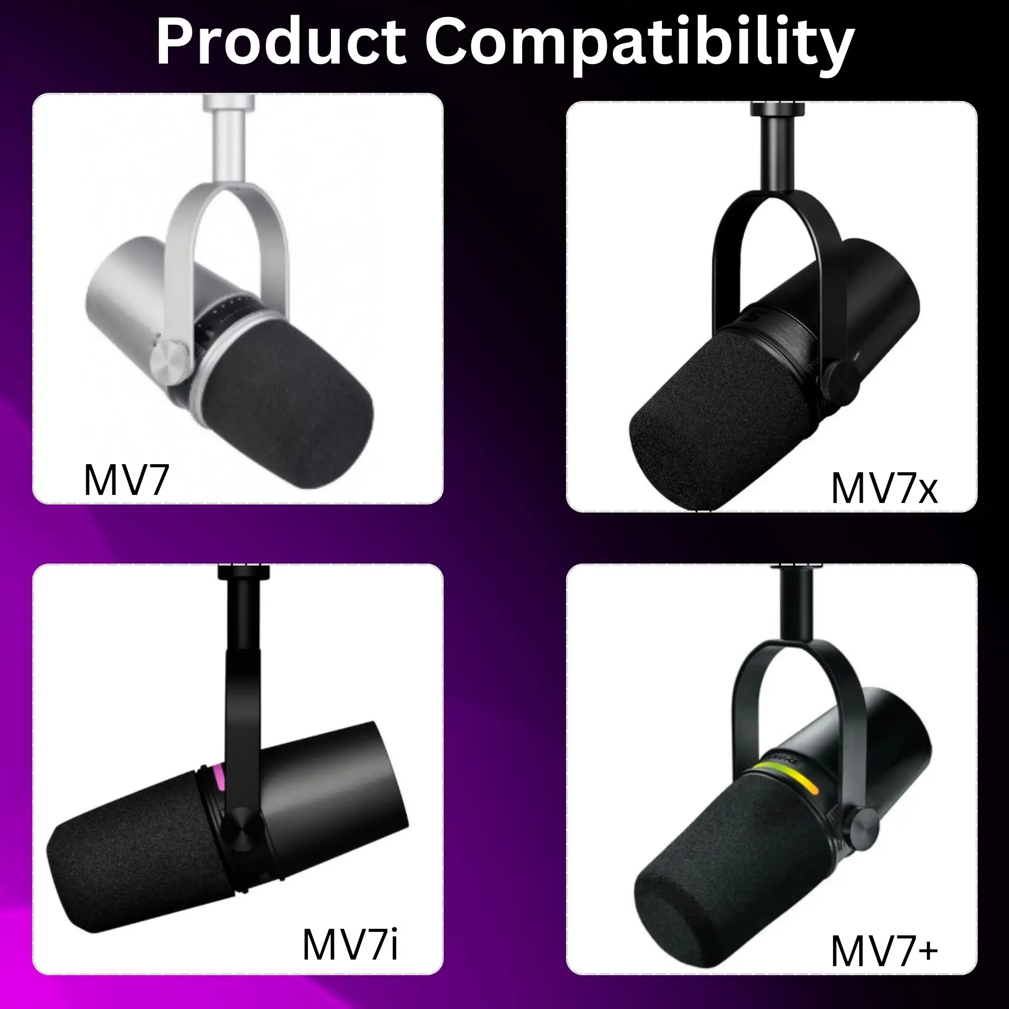 MV7 폼(Shure MV7, MV7i, MV7+, M - Shure Mic Sm7B 리뷰 및 가격